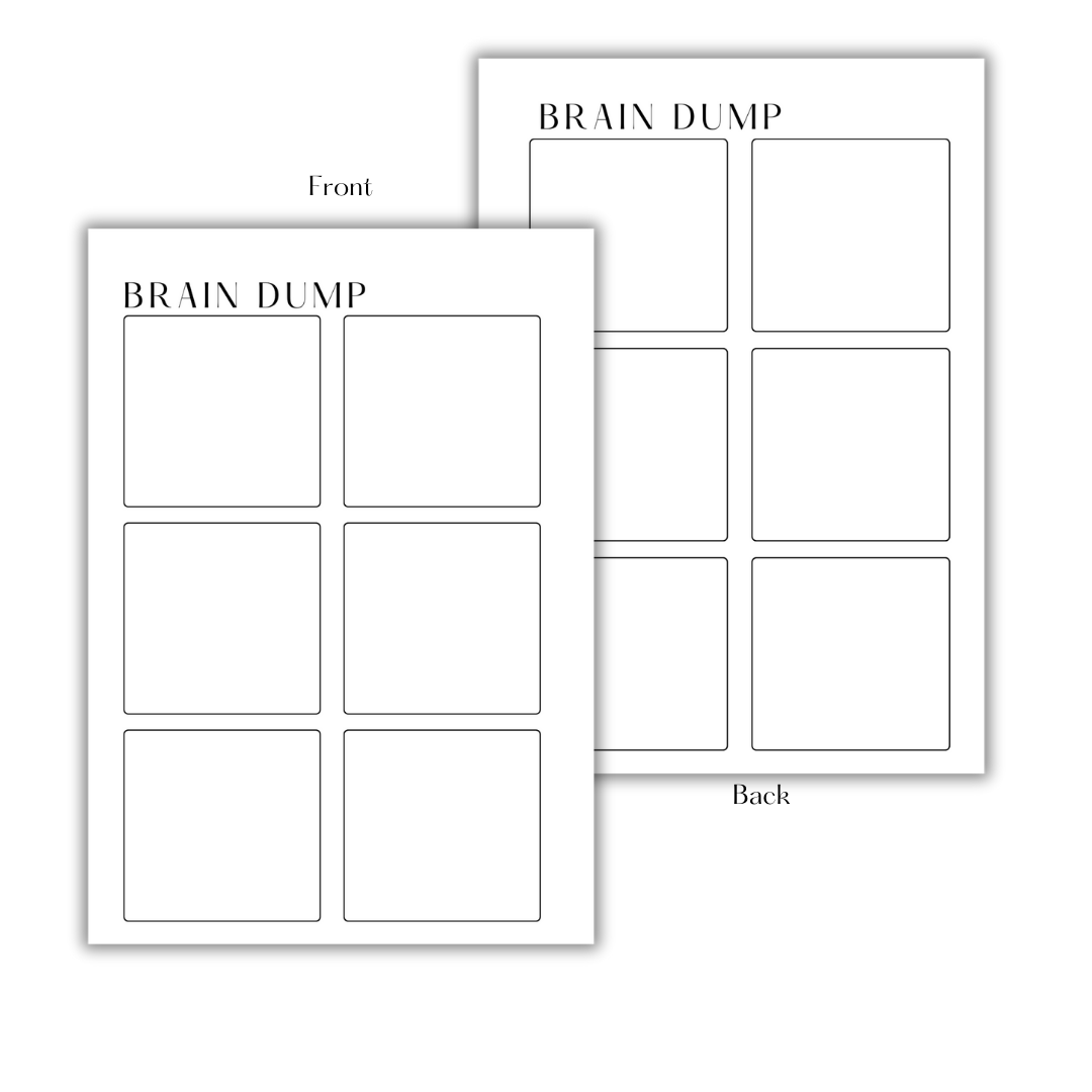 BRAIN DUMP - DOWNLOAD & PRINT PDF