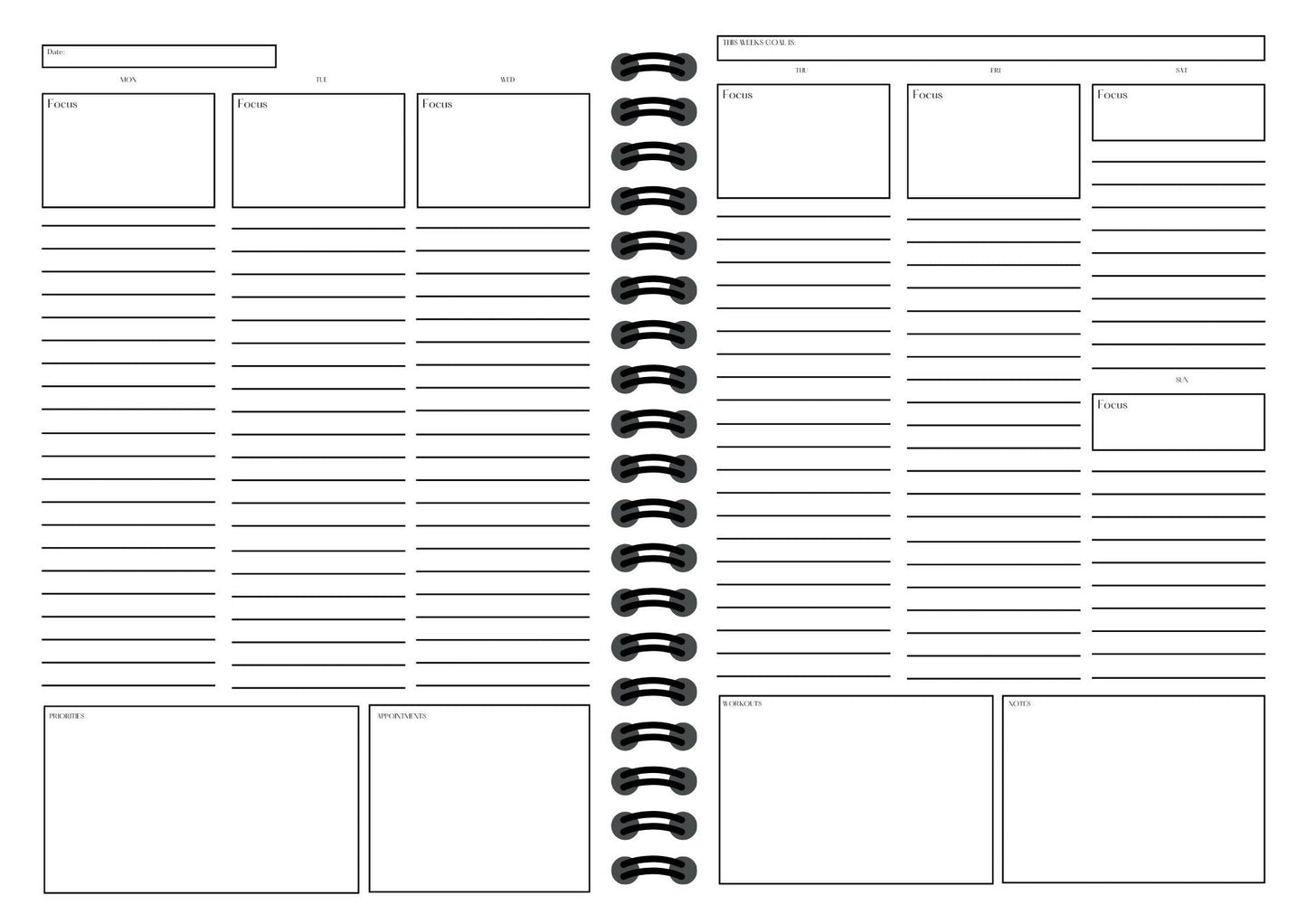 SO LIFE PLANNER 2025 (DIGITAL PLANNER)