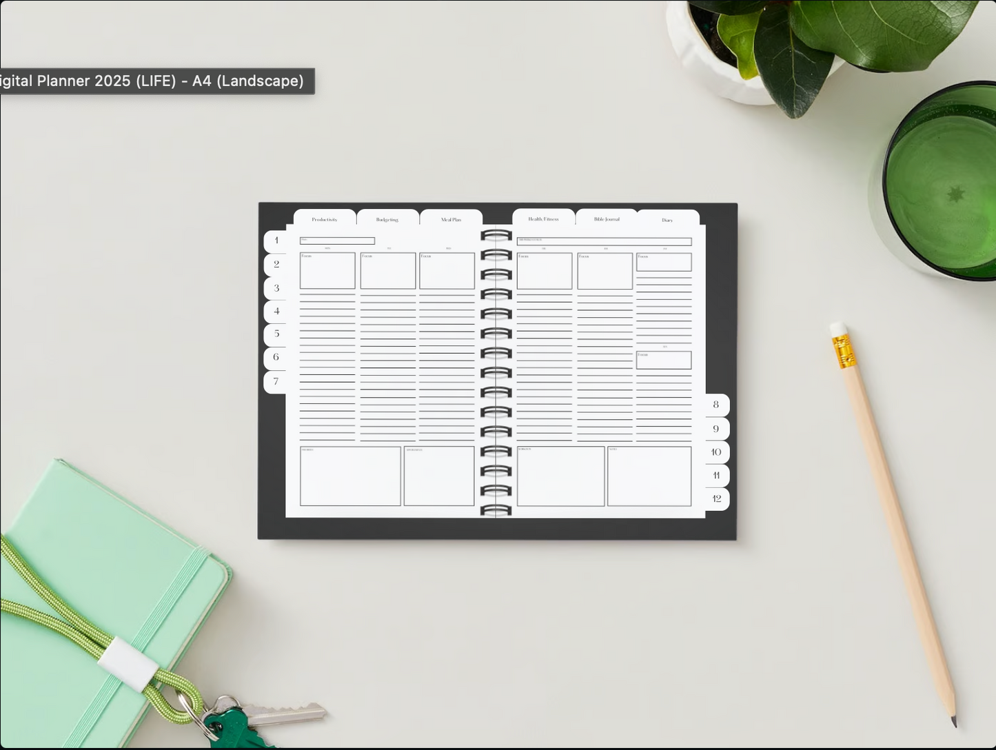 SO LIFE PLANNER 2025 (DIGITAL PLANNER)