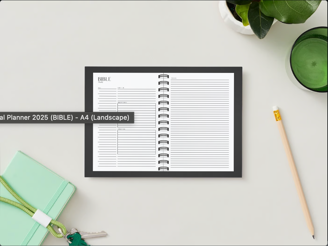 SO BIBLE JOURNAL 2025 (DIGITAL PLANNER)