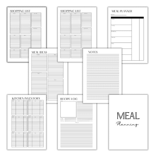 MEAL PLANNER INSERTS