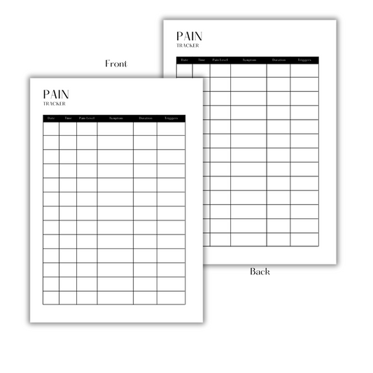 PAIN TRACKER - FILLER PAPER