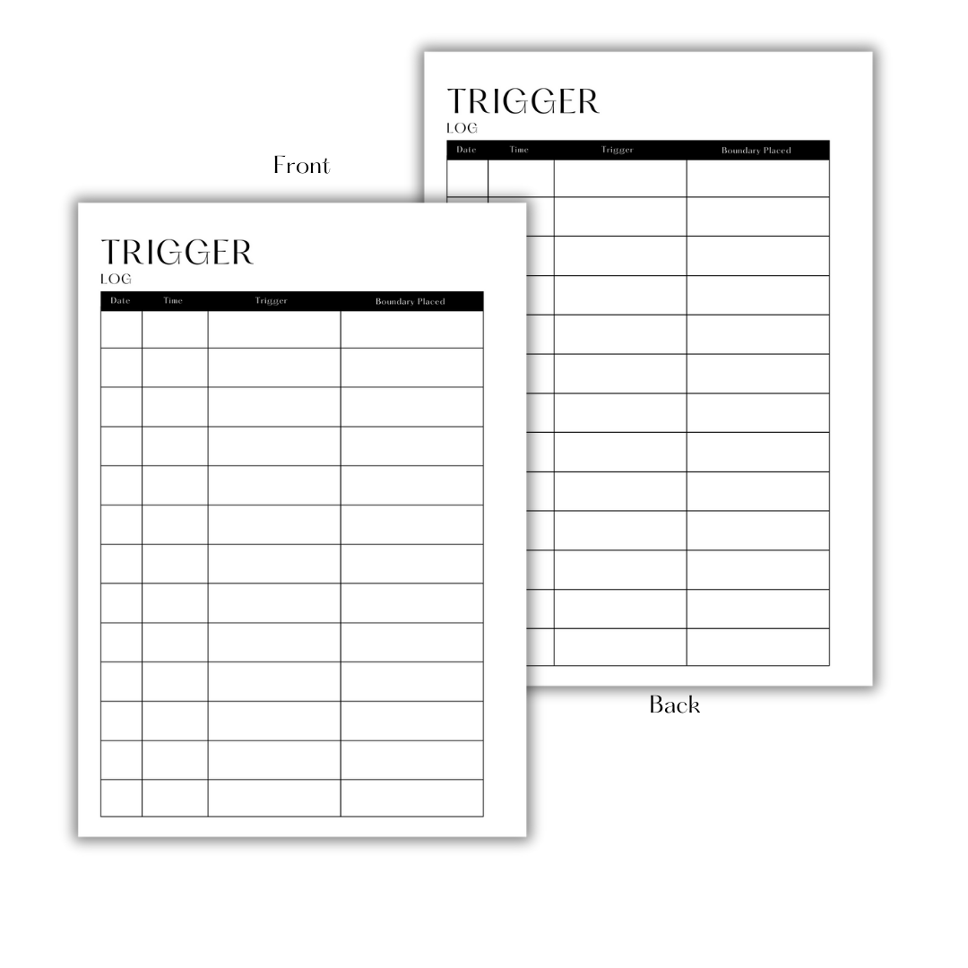 TRIGGER LOG - DOWNLOAD & PRINT PDF